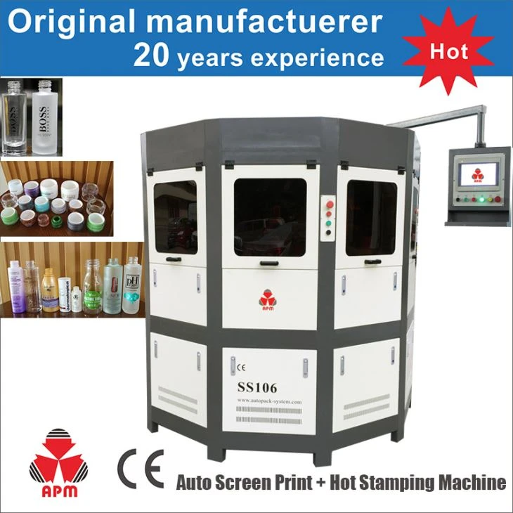 2-3 Colors All Servo Automatic Bottle Screen Printing Machine